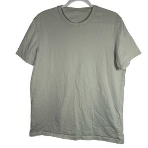 Celio Mens Short Sleeve‎ Crew Neck Cotton T-Shirt Sage Green Size L 8294